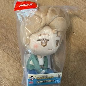 TinyTAN Dynamite Jimin Bandai Puny Beans Doll Plush